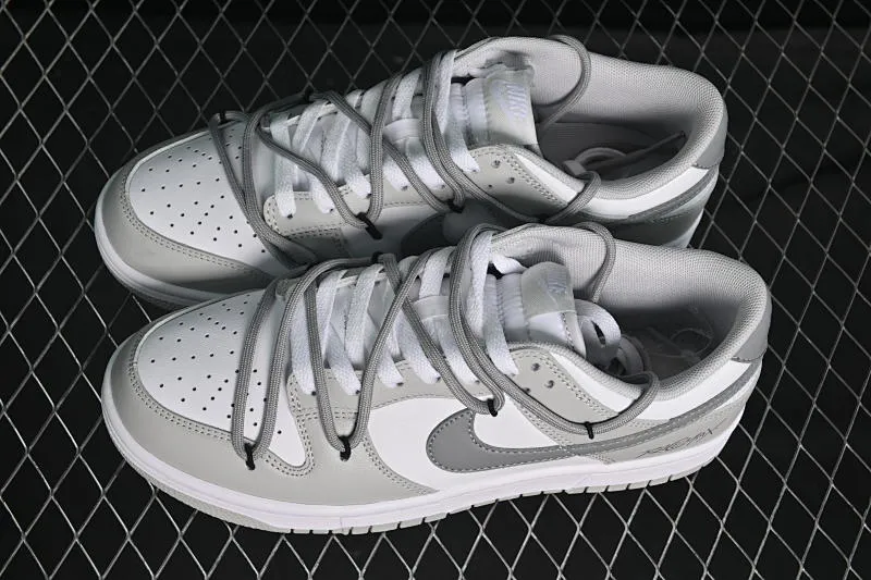 All categories Nk SB Dunk Series Nk SB Dunk Low High-end customized low-top sneakers Nike SB Dunk Low white gray strap low-top casual sneakers DD1391-103